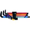 Wera rinkinyje 9 vnt. Hex-Plus Imperial 2 Hex-Plus Multicolor Imperial 2, Series 950/9 BlackLaser, colių