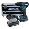 wiertarko-wkrętarka akumuliatorinė 18V, 65Nm, Makita [DDF490WVX7] 2x2,0Ah, LXT BASIC, su zestawem akcesoriów