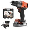 Black &amp; Decker Juodas &amp; Decker Suktuvas-gręžtuvas Juodas &amp; Decker BCD382D1XK-QW; 18 V; 1x2,0 Ah akum.