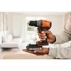 Black &amp; Decker Juodas &amp; Decker akumuliatorinis gręžtuvas/suktuvas, 45Nm, 18V POWERCONNECT, Juodas &amp; Decker [BCD382D2XK-QW] 2x2.0Ah, lagaminas