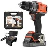 Black &amp; Decker wiertarko-wkrętarka akumuliatorinė 18V Juodas &amp; Decker [BLD682D1XK-QW] 2,0Ah