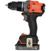 Black &amp; Decker wiertarko-wkrętarka smūginis akumuliatorinė, 50Nm, 18V POWERCONNECT, Juodas &amp; Decker [BLD683D2XK-QW] 2x2,0Ah, dėklas