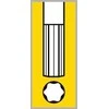 Grąžtas labai kietoms keraminėms plytelėms ir akmens masės dirbiniams, 5 mm, C PROTECTOR GEN 2, ALPEN [0030400500100]