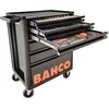 6 stalčių įrankių vežimėlis su 216 „Bahco“ įrankių [1472K6BKFFSD]