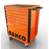 Įrankių vežimėlis Bahco E72, 7 stalčiai, 693x510x955mm oranžinis