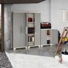aukščio Linear Wood drabužių spinta, 248100, KETER [17210299]