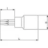 Zyklop veržliaraktis 1/2" su Torx TX40/60mm antgaliu, su laikymo funkcija, 8767 C HF TORX WERA [05003834001]