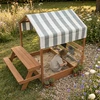 AXI Bo Sandbox with Roof and Picnic Bench Brown