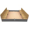 AXI smėlio dėžė XXL Ella 150 x 150 pilka