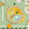 Medinė edukacinė lenta Mano pirmasis kalendorius CLASSIC WORLD