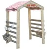 CLASSIC WORLD EDU Wooden Garden Gate Pergola Flower Stand