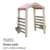 CLASSIC WORLD EDU Wooden Garden Gate Pergola Flower Stand