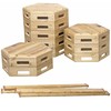 CLASSIC WORLD EDU Wooden Track Balance Beam XXL Motor Activity Track