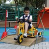CLASSIC WORLD EDU Wooden Ramp Bridge Access Road Bike Track