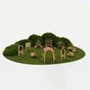 CLASSIC WORLD EDU Wooden Garden Gate Pergola Flower Stand