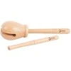 CLASSIC WORLD EDU mediniai ritminiai muzikos instrumentai 2 vnt