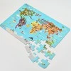 Dėlionė Classic World Klasikinis pasaulio galvosūkių žemėlapis pasaulio žemynų žemėlapis 48 EL.