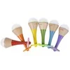 Usorteret CLASSIC WORLD CW40527 Rattle 2in1 medinis vaivorykštės instrumentas Maracas 1 vnt.