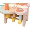 Medinis pastelinis vėžliukas Classic World su plaktuku Montessori