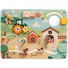 CLASSIC WORLD Wooden Manipulative Activity Board Farm