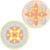 Medinė Montessori mandala dėlionė su gėlių motyvais CLASSIC WORLD