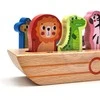 Tooky Toys Medinė dėlionė galvosūkis vaikams Nojus ir gyvūnai TOOKY TOY