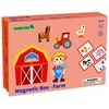Tooky Toys TOOKY TOY magnetinė dėlionė Ferma