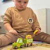 Tooky Toys TOOKY TOY medinės fermos figūrėlės lagamine