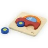 Viga Toys VIGA kūdikio pirmasis medinis dėlionės automobilis