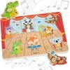 Viga Toys VIGA Dėlionė su garso efektu Muzikuojantys gyvūnai