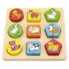 Dėlionė Viga Toys VIGA Educational Wooden Animal Puzzles