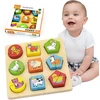 Dėlionė Viga Toys VIGA Educational Wooden Animal Puzzles