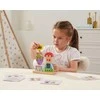 Viga Toys VIGA Robotų piramidės dėlionė + raštai 8 vnt.