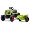 FALK Claas Arion 470 pedalų traktorius su priekaba ir atidaromu variklio dangčiu, 2-6 metų vaikams