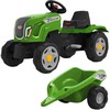 FALK Claas Terra Maxx pedalų traktorius su priekaba ir atidaromu variklio dangčiu, 2-6 metų vaikams