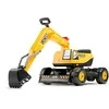 FALK Koparka JCB Modelis Su Rotuojančia Žarna Geltona