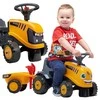 Falk Traktorius JCB Su Priekaba Oranžinis