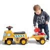 FALK JCB statybinis sunkvežimis su priekaba ir priedais