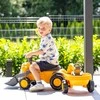 Vaikiškas važiuojamas traktorius su kaušu ir priekaba FALK