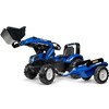 Mėlyna Pedalinis traktorius su priekaba FALK New Holland Mėlyna nuo 3 metų