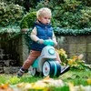 „Falk Strada“ ikimokyklinis paspirtukas – kreminės ir žalios spalvos, 1 metai, 4 ratai, plastikas, plienas, pilka