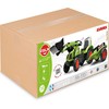 FALK Pedal Tractor with Bucket and Trailer Žalias CLAAS from 3 Years