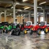 Pedalinis traktorius FALK Raudona Supercharger su priekaba atidaromas