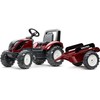 FALK Valtra S4 Burgundy Pedal Tractor with Trailer 3-7 metai
