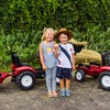 FALK Valtra S4 Burgundy Pedal Tractor with Trailer 3-7 metai