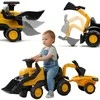 FALK JCB Traktorius Su Priekaba, Šake, Ir Kastuvu, Tylios Padangos, 1-3 Metai