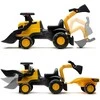 FALK JCB Traktorius Su Priekaba, Šake, Ir Kastuvu, Tylios Padangos, 1-3 Metai