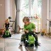 Vaikiškas traktorius Falk Baby Claas, su priekaba, žalias