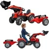 Pedalinis traktorius su priekaba FALK Massey Ferguson raudonas nuo 3 metų