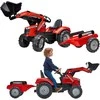 Pedalinis traktorius su priekaba FALK Massey Ferguson raudonas nuo 3 metų